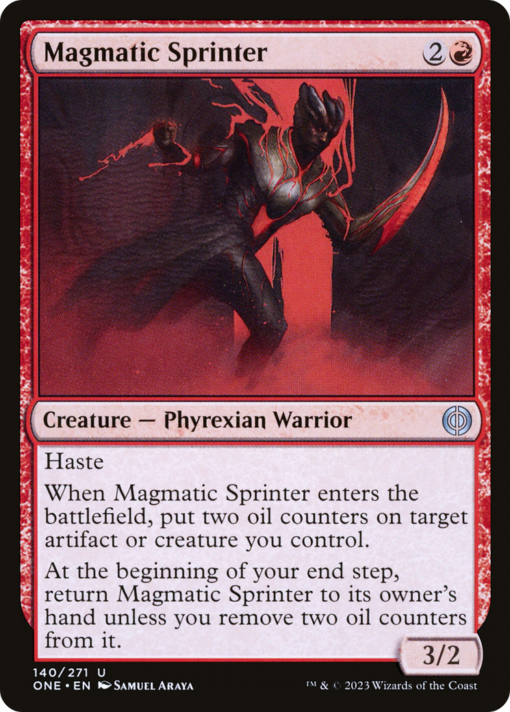 Magmatic Sprinter [Phyrexia: All Will Be One] | Yard's Games Ltd