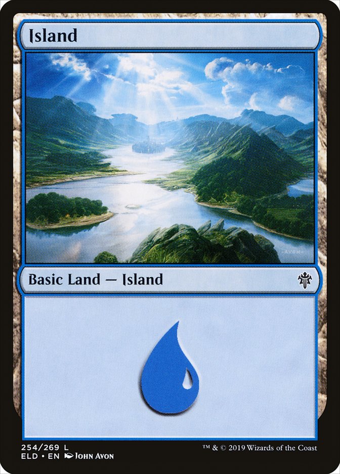 Island (254) [Throne of Eldraine] | Yard's Games Ltd