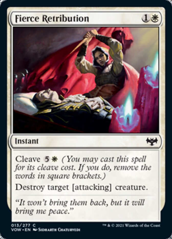 Fierce Retribution [Innistrad: Crimson Vow] | Yard's Games Ltd