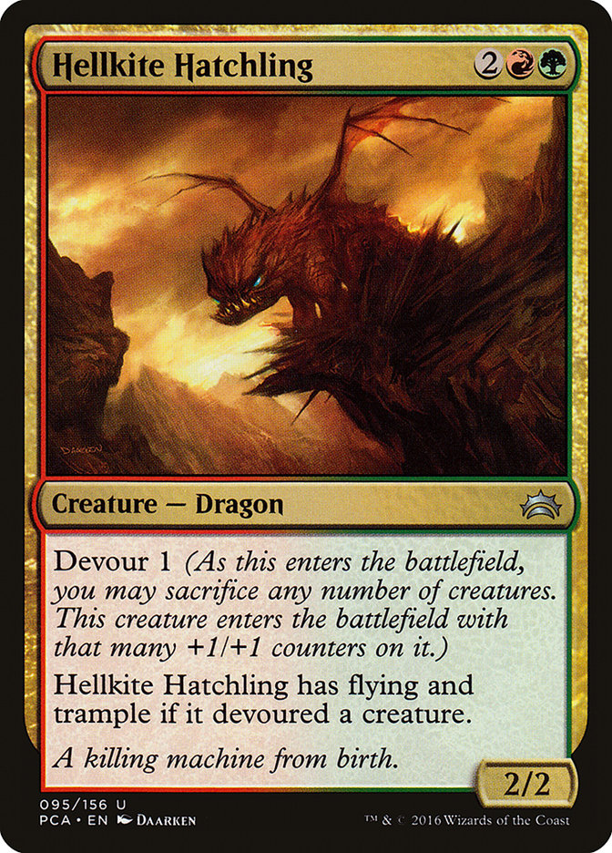 Hellkite Hatchling [Planechase Anthology] | Yard's Games Ltd