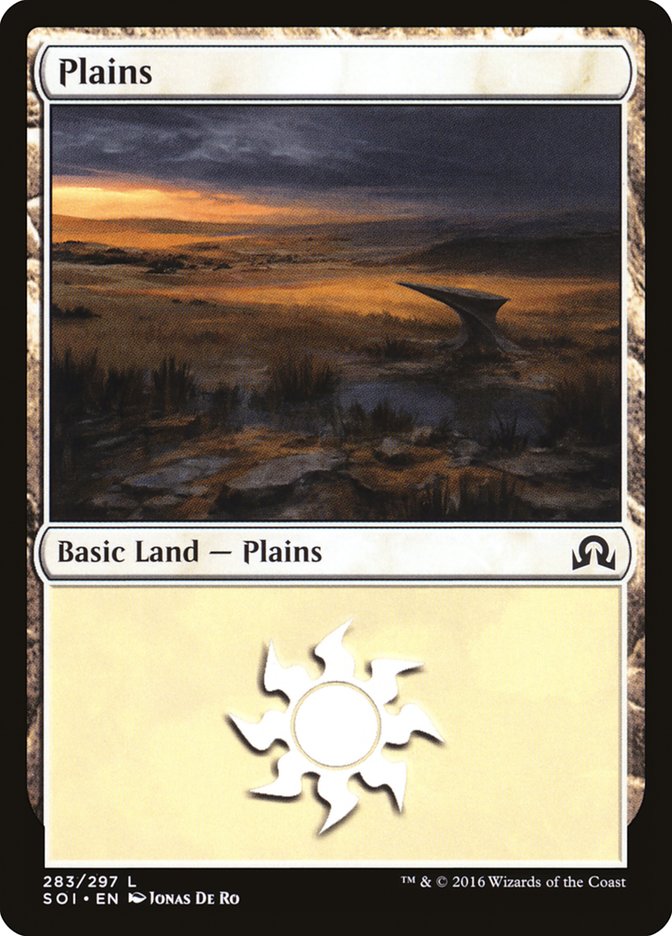 Plains (283) [Shadows over Innistrad] | Yard's Games Ltd