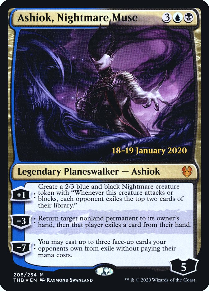 Ashiok, Nightmare Muse [Theros Beyond Death Prerelease Promos] | Yard's Games Ltd