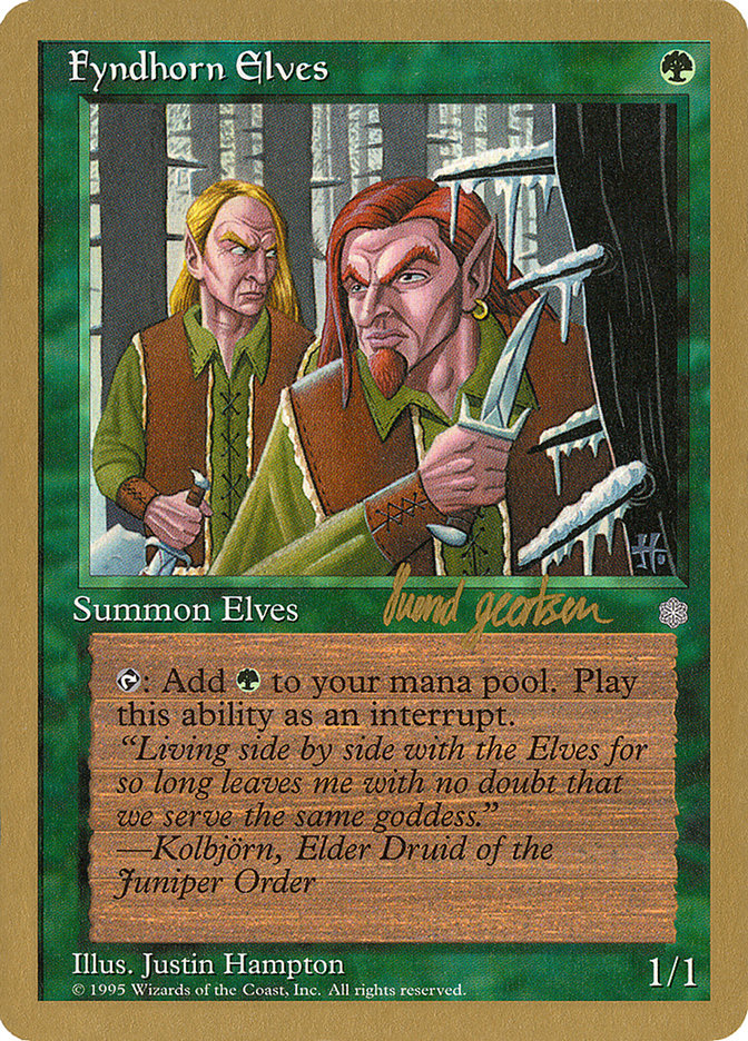 Fyndhorn Elves (Svend Geertsen) [World Championship Decks 1997] | Yard's Games Ltd