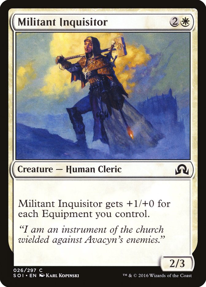 Militant Inquisitor [Shadows over Innistrad] | Yard's Games Ltd