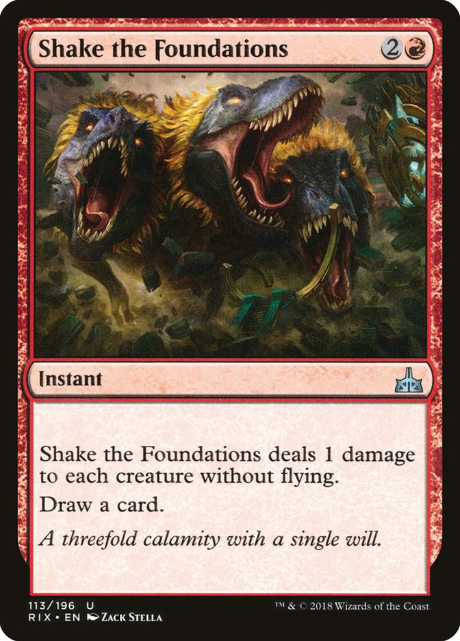 Shake the Foundations [Rivals of Ixalan] | Yard's Games Ltd