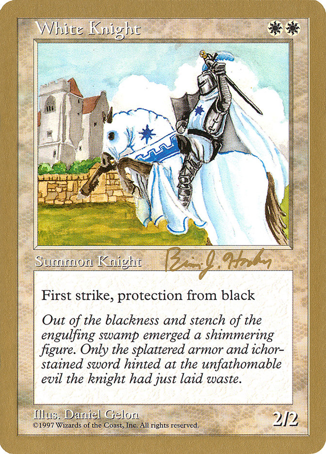 White Knight (Brian Hacker) [World Championship Decks 1998] | Yard's Games Ltd