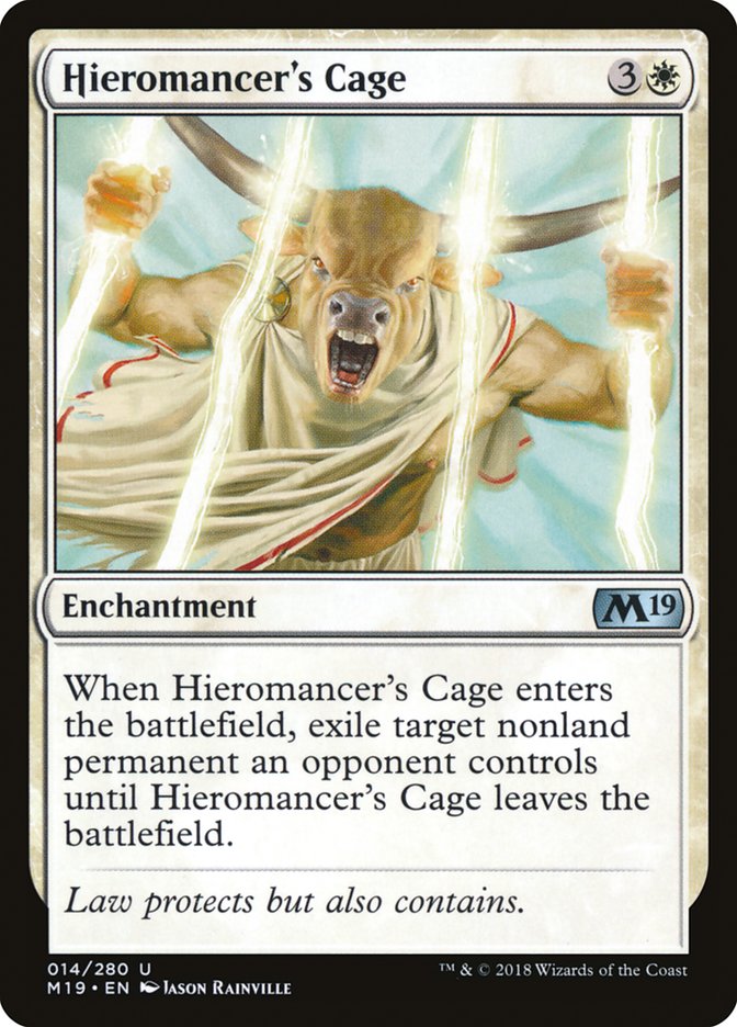 Hieromancer's Cage [Core Set 2019] | Yard's Games Ltd