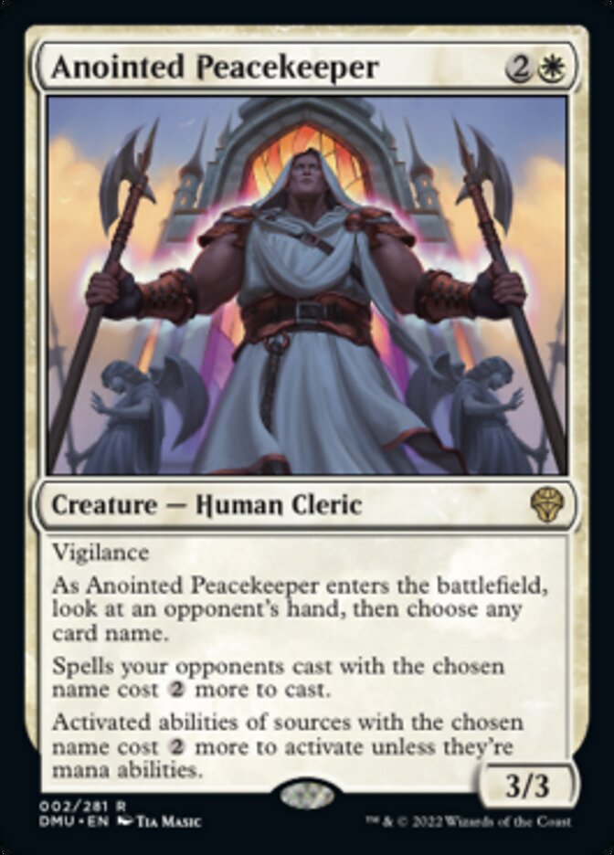 Anointed Peacekeeper [Dominaria United] | Yard's Games Ltd