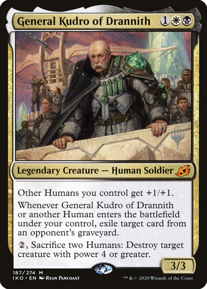 General Kudro of Drannith (Promo Pack) [Ikoria: Lair of Behemoths Promos] | Yard's Games Ltd