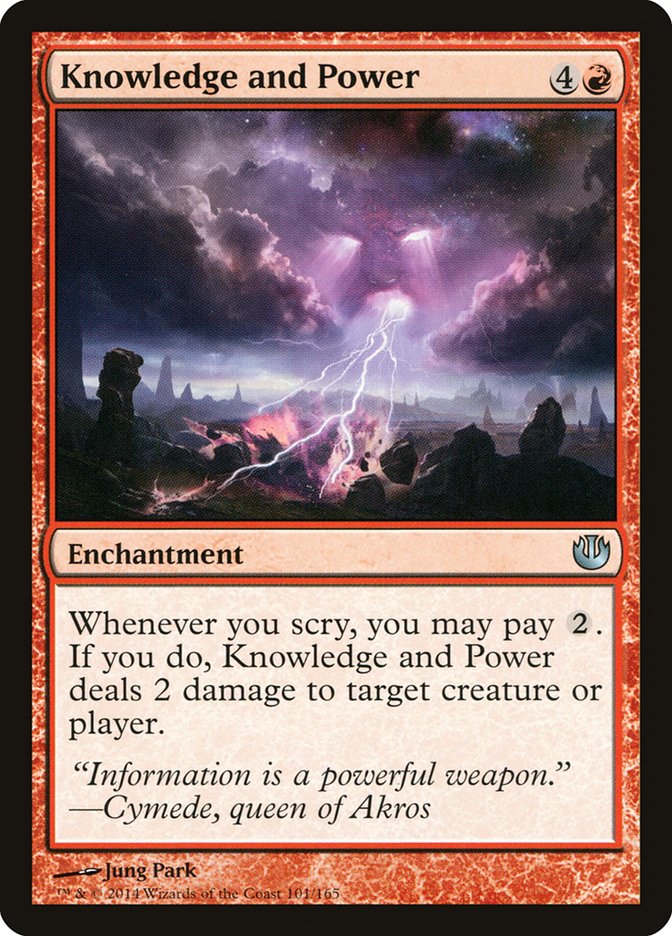 Knowledge and Power [Journey into Nyx] | Yard's Games Ltd