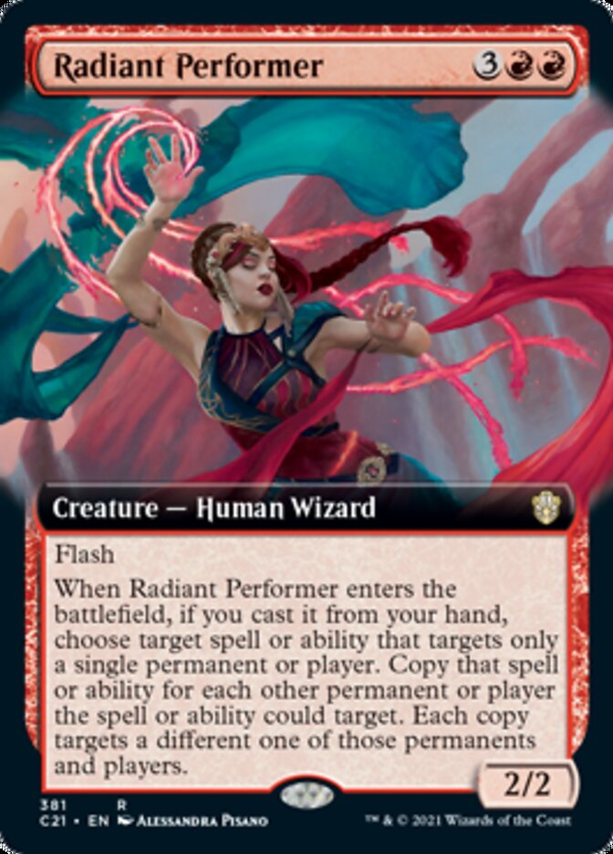 Radiant Performer (Extended Art) [Commander 2021] | Yard's Games Ltd