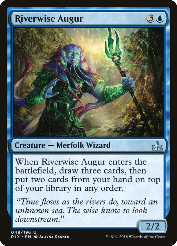 Riverwise Augur [Rivals of Ixalan] | Yard's Games Ltd