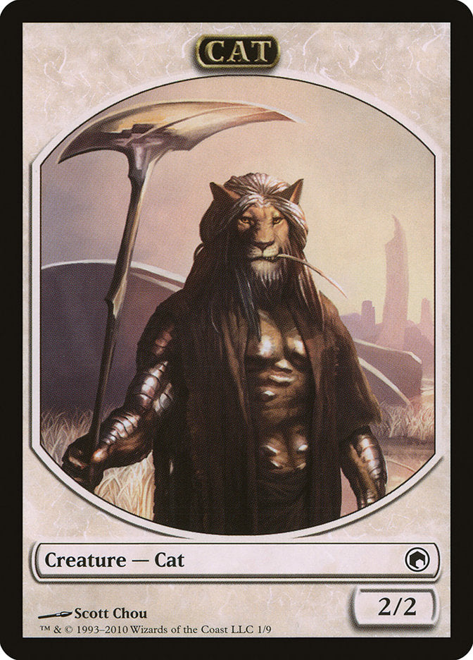 Cat Token [Scars of Mirrodin Tokens] | Yard's Games Ltd