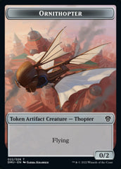 Soldier // Ornithopter Double-Sided Token [Dominaria United Tokens] | Yard's Games Ltd