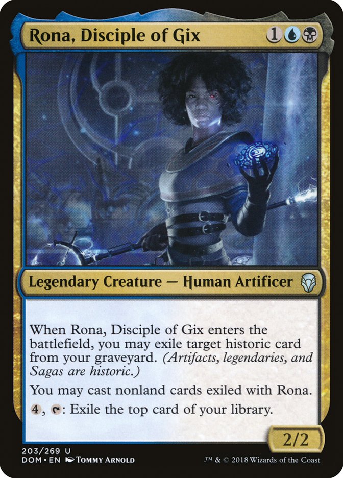 Rona, Disciple of Gix [Dominaria] | Yard's Games Ltd