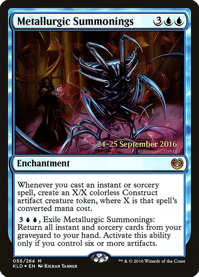 Metallurgic Summonings [Kaladesh Prerelease Promos] | Yard's Games Ltd