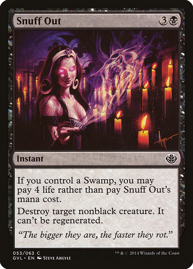 Snuff Out (Garruk vs. Liliana) [Duel Decks Anthology] | Yard's Games Ltd