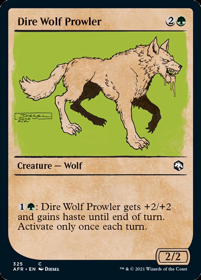 Dire Wolf Prowler (Showcase) [Dungeons & Dragons: Adventures in the Forgotten Realms] | Yard's Games Ltd