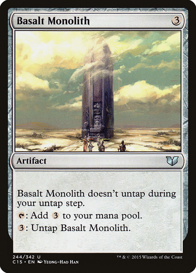 Basalt Monolith [Commander 2015] | Yard's Games Ltd