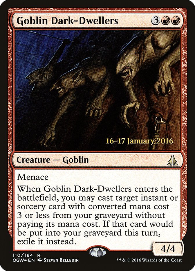 Goblin Dark-Dwellers [Oath of the Gatewatch Prerelease Promos] | Yard's Games Ltd