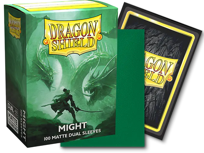 Dragon Shield: Standard 100ct Sleeves - Might (Dual Matte) | Yard's Games Ltd