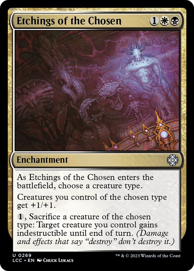 Etchings of the Chosen [The Lost Caverns of Ixalan Commander] | Yard's Games Ltd