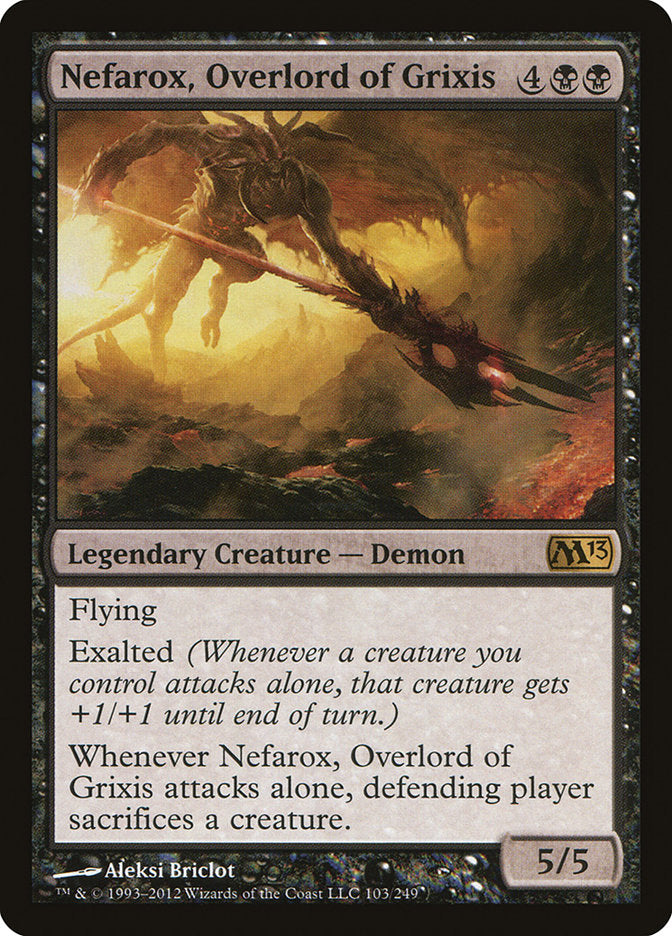 Nefarox, Overlord of Grixis [Magic 2013] | Yard's Games Ltd