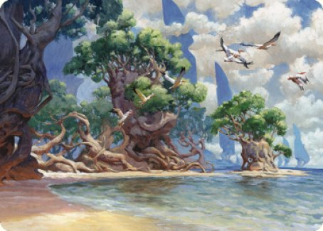 Yavimaya Coast Art Card [Dominaria United Art Series] | Yard's Games Ltd