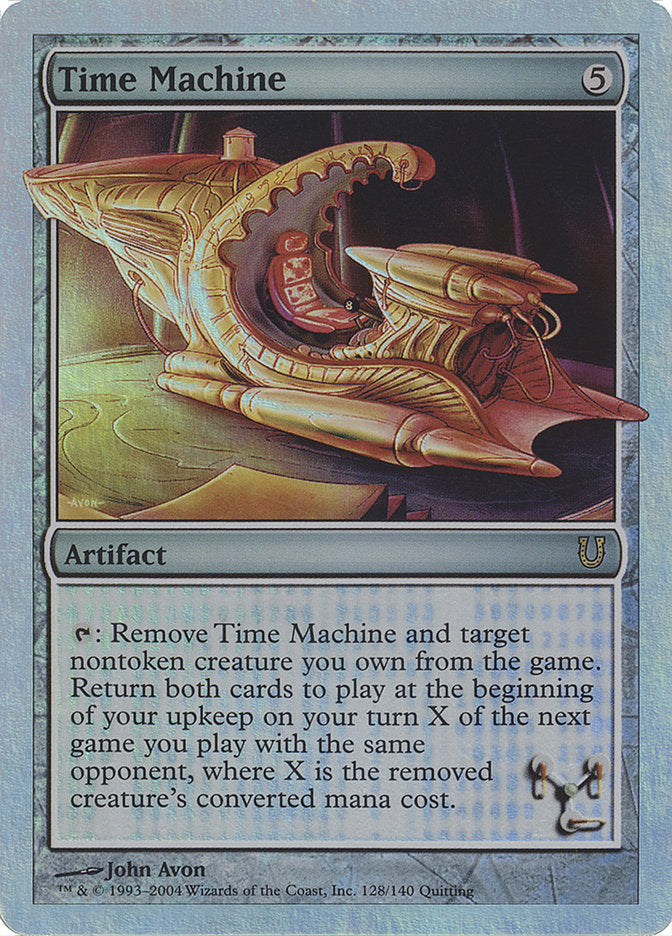 Time Machine (Alternate Foil) [Unhinged] | Yard's Games Ltd