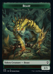 Satyr // Beast Double-Sided Token [Commander Legends: Battle for Baldur's Gate Tokens] | Yard's Games Ltd