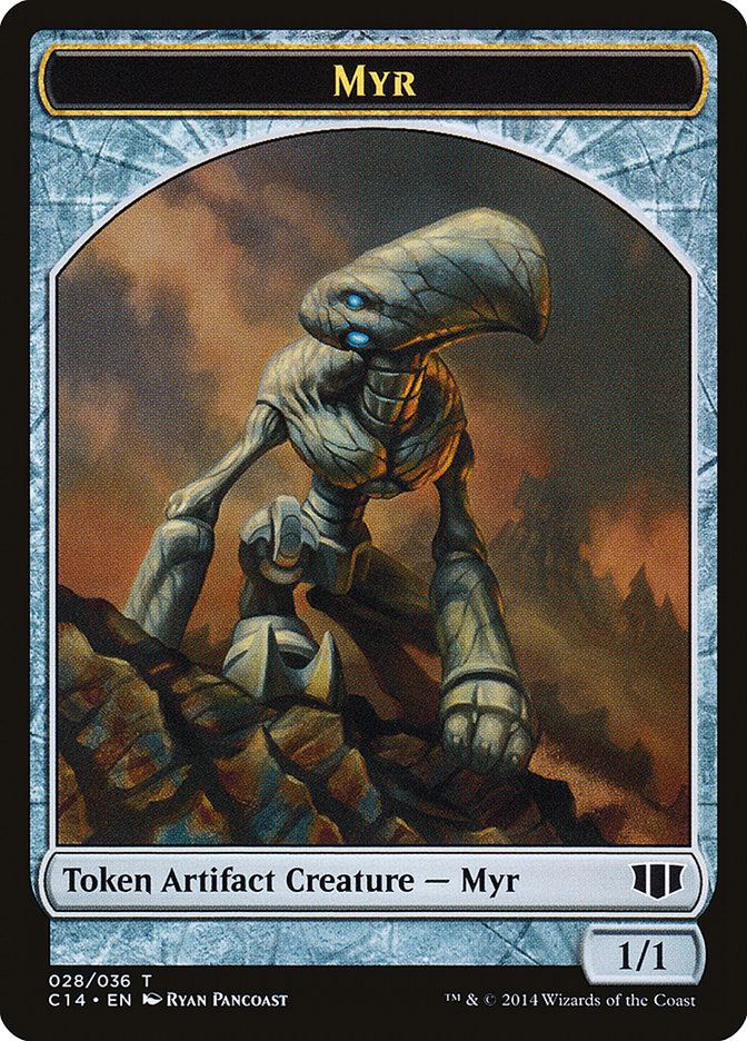 Myr // Pentavite Double-Sided Token [Commander 2014 Tokens] | Yard's Games Ltd