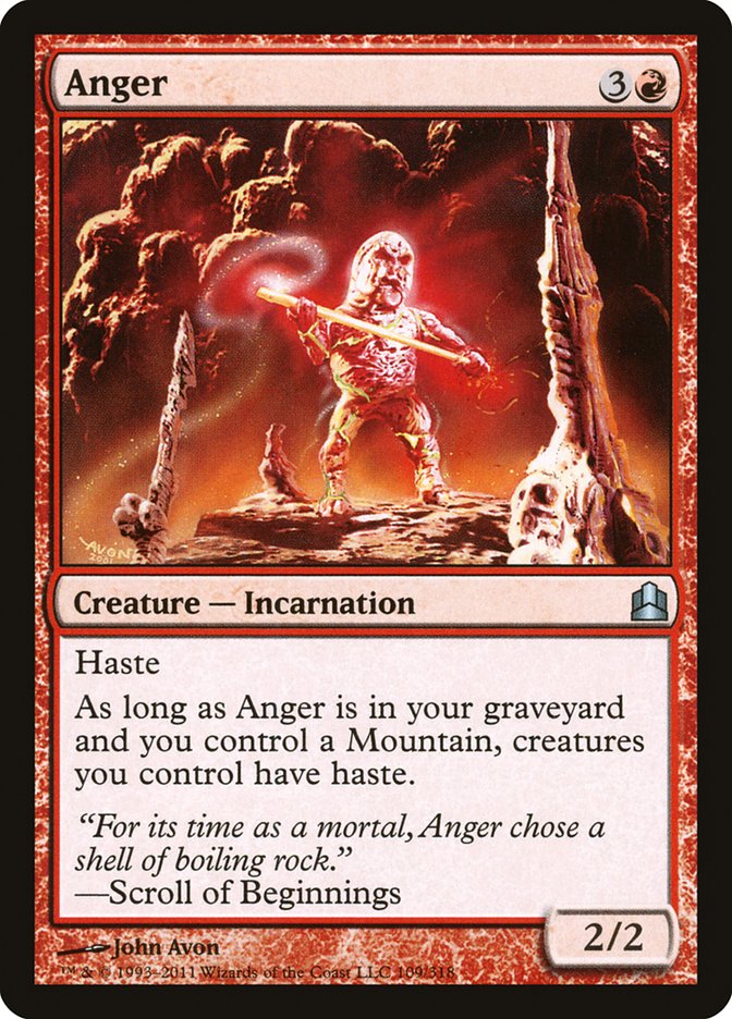 Anger [Commander 2011] | Yard's Games Ltd