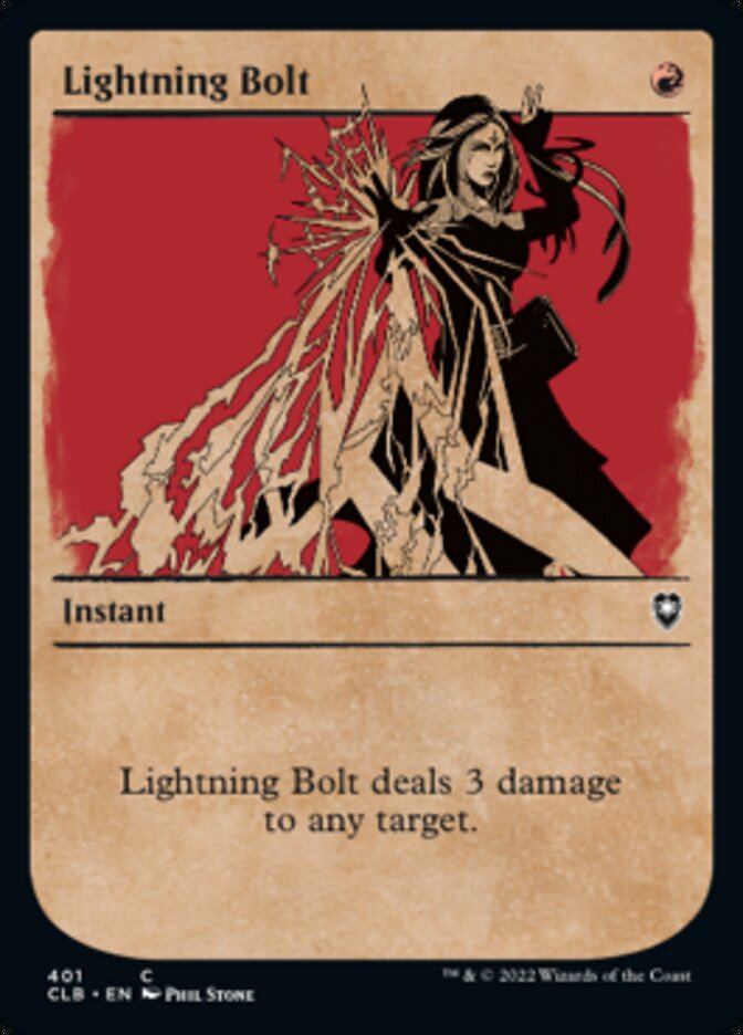 Lightning Bolt (Showcase) [Commander Legends: Battle for Baldur's Gate] | Yard's Games Ltd