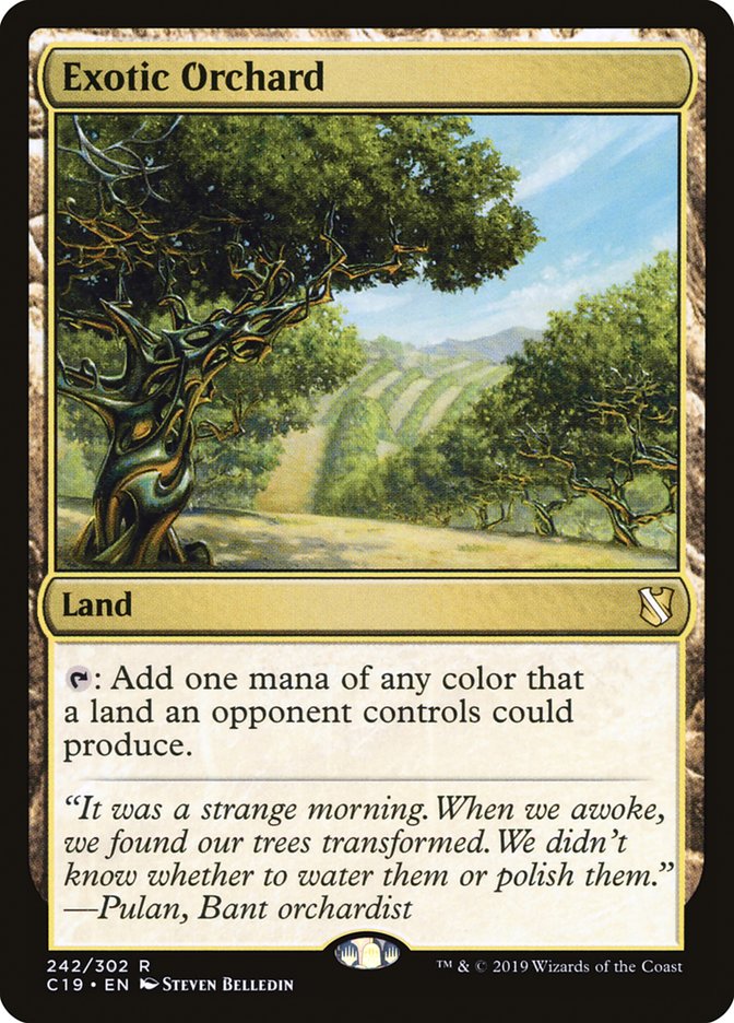 Exotic Orchard [Commander 2019] | Yard's Games Ltd