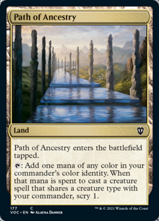 Path of Ancestry [Innistrad: Crimson Vow Commander] | Yard's Games Ltd