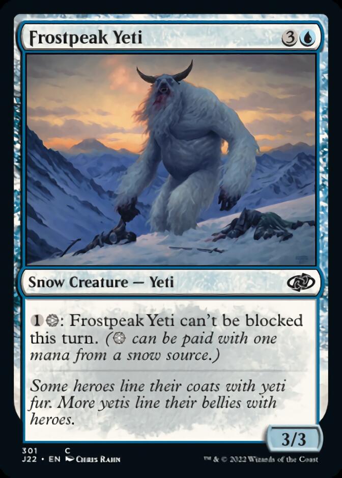 Frostpeak Yeti [Jumpstart 2022] | Yard's Games Ltd