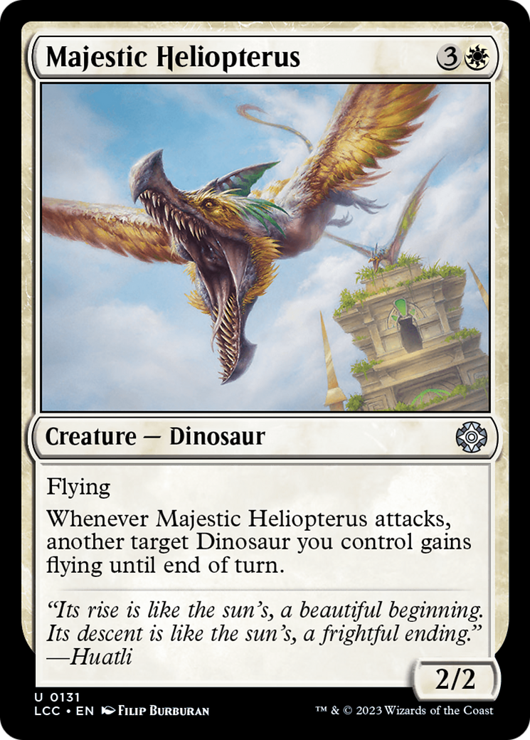 Majestic Heliopterus [The Lost Caverns of Ixalan Commander] | Yard's Games Ltd