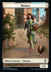 Eldrazi Spawn // Human Double-Sided Token [Streets of New Capenna Commander Tokens] | Yard's Games Ltd