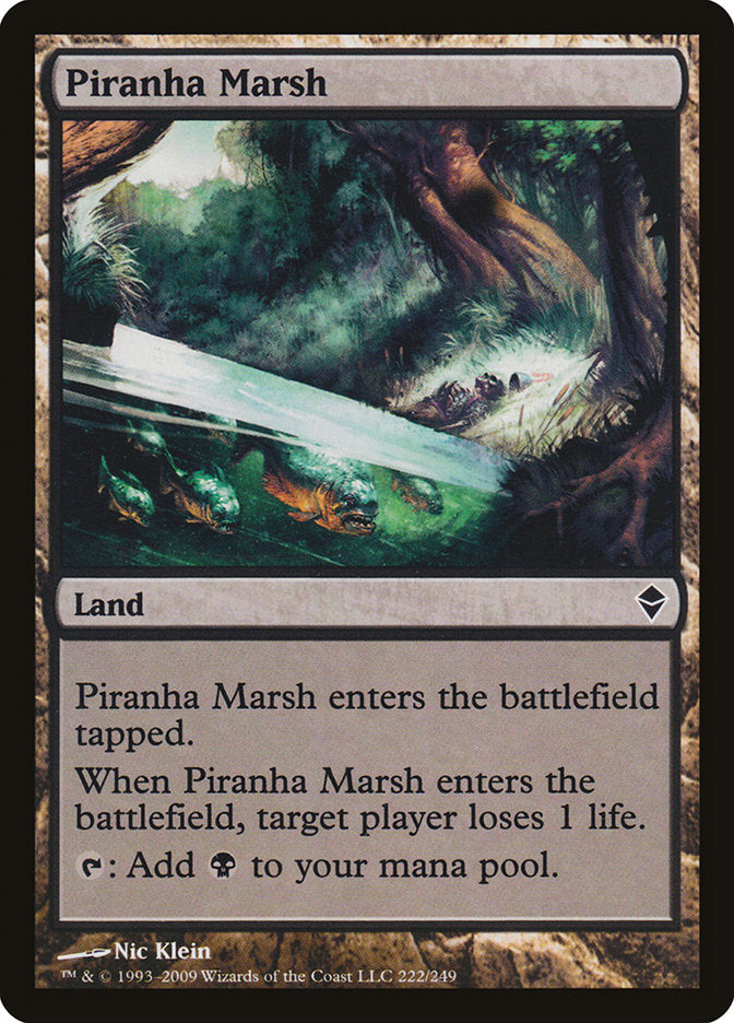 Piranha Marsh [Zendikar] | Yard's Games Ltd