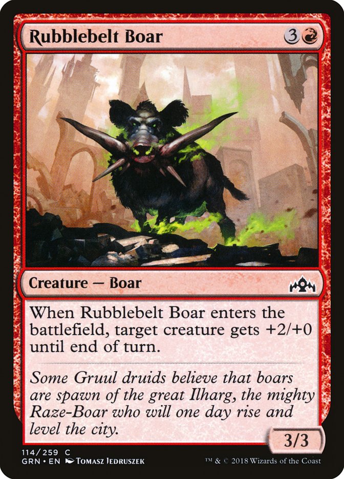 Rubblebelt Boar [Guilds of Ravnica] | Yard's Games Ltd