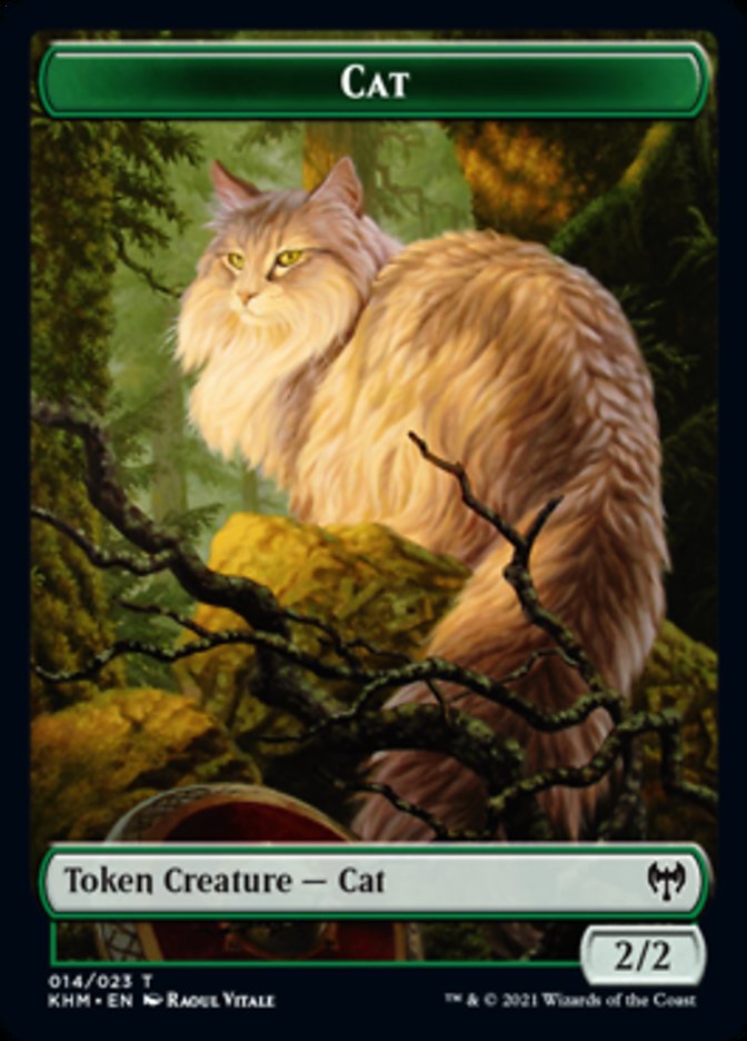 Cat Token [Kaldheim Tokens] | Yard's Games Ltd