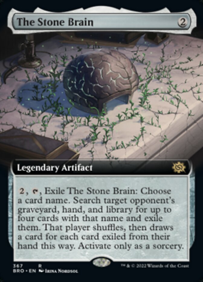 The Stone Brain (Extended Art) [The Brothers' War] | Yard's Games Ltd