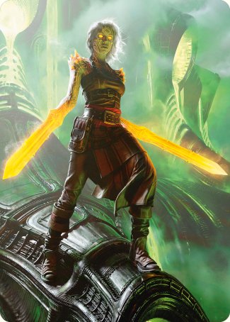 Nahiri, the Unforgiving Art Card [Phyrexia: All Will Be One Art Series] | Yard's Games Ltd