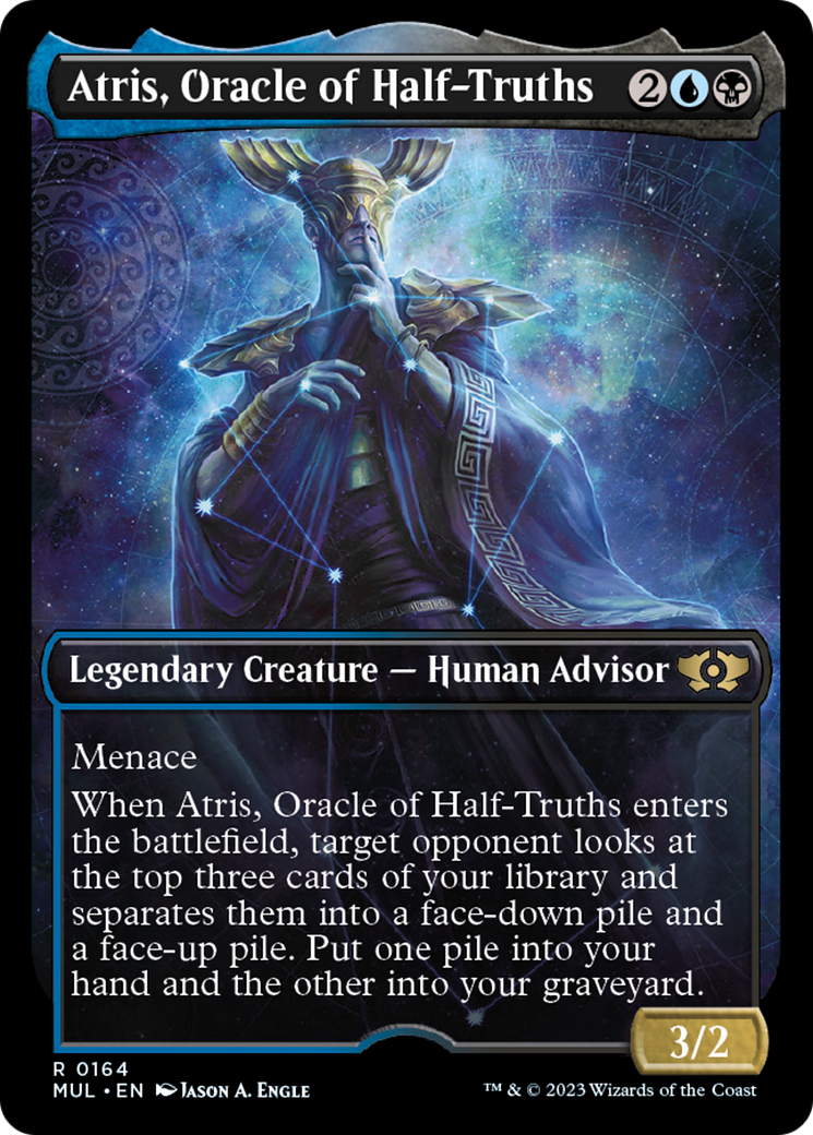 Atris, Oracle of Half-Truths (Halo Foil) [Multiverse Legends] | Yard's Games Ltd