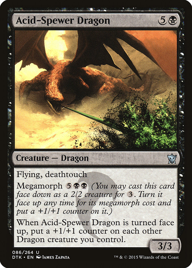 Acid-Spewer Dragon [Dragons of Tarkir] | Yard's Games Ltd