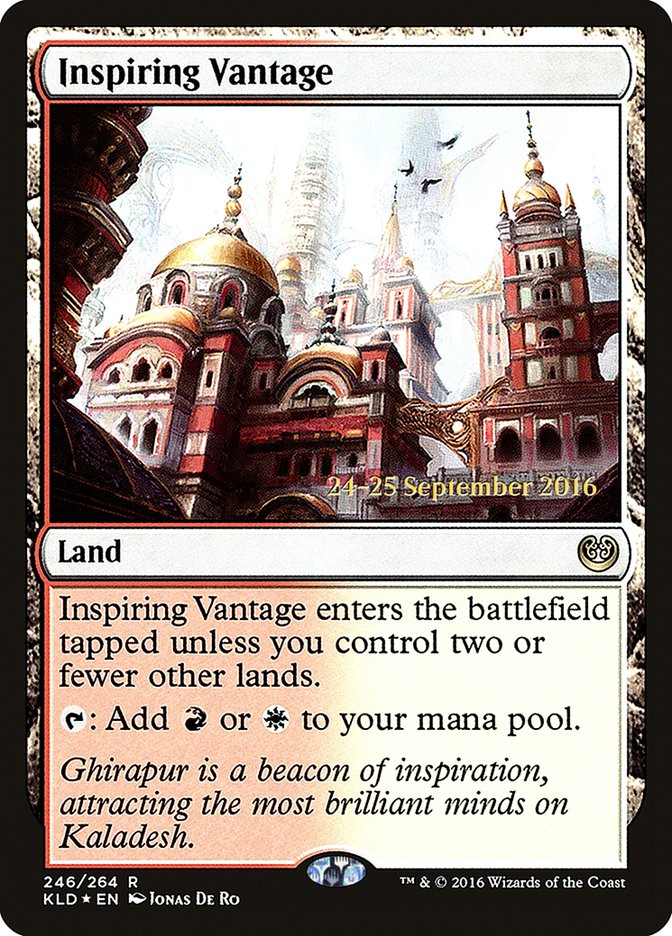 Inspiring Vantage [Kaladesh Prerelease Promos] | Yard's Games Ltd