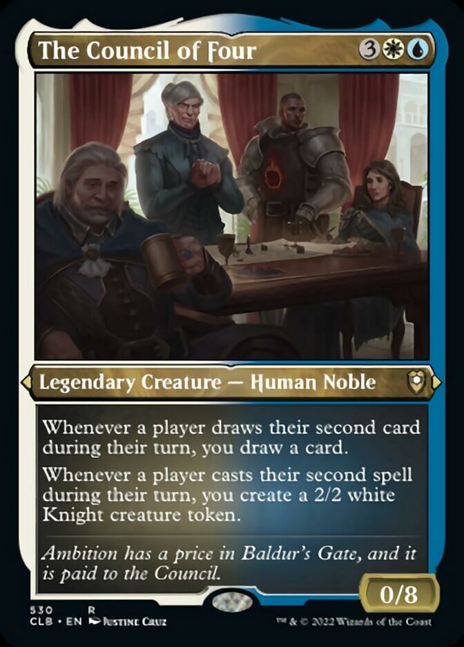 The Council of Four (Foil Etched) [Commander Legends: Battle for Baldur's Gate] | Yard's Games Ltd