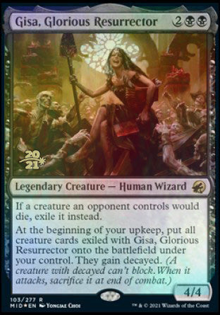 Gisa, Glorious Resurrector [Innistrad: Midnight Hunt Prerelease Promos] | Yard's Games Ltd