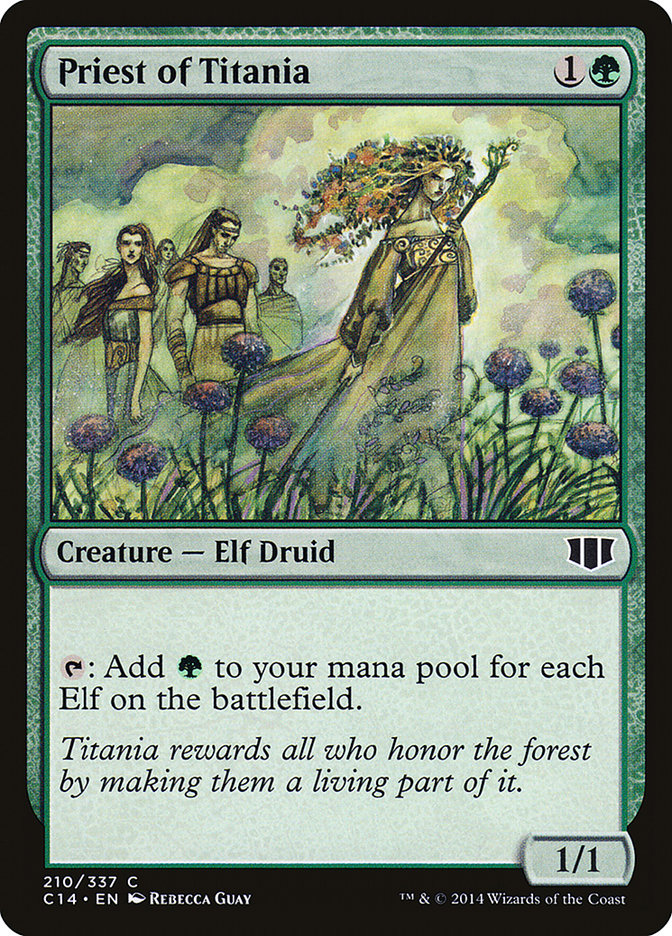 Priest of Titania [Commander 2014] | Yard's Games Ltd