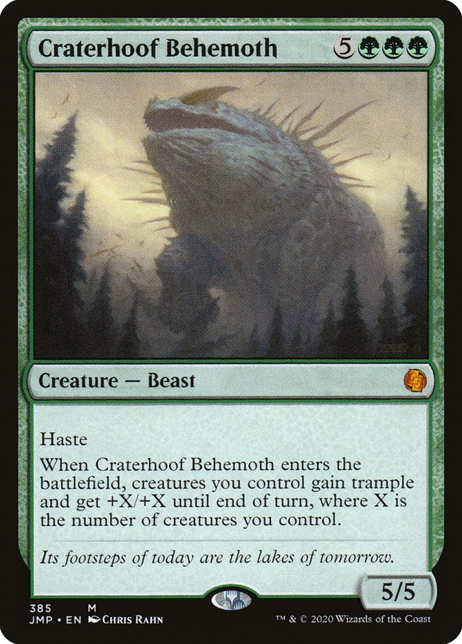 Craterhoof Behemoth [Jumpstart] | Yard's Games Ltd